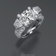 2 Carat Oval Diamond Ring