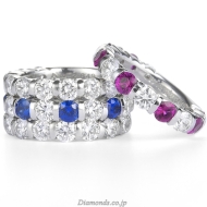 Diamond Eternity Rings (Stacked) 