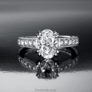 1 Carat Oval Diamond Engagement Ring