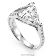 Trilliant Cut Diamond Ring