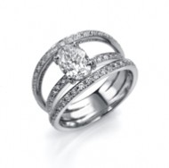 D Color, VVS-1 Clarity, Oval Diamond Ring