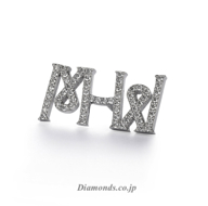 MHW Platinum Diamond Pin