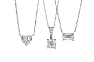 1 Carat Fancy Cut Diamond Pendants